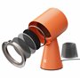 CIARRA CBPHO01 Mini Hotte Asipirante - Hotte Portable - Aspiration de 120m³/h - Mode Recyclage avec Filtre à Charbon - Multi-Fil