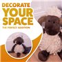 Butée de porte Marco Paul, jouet en peluche lestée en forme d'animal mignon, cale-porte en tissu lourd sans danger pour les enfa