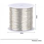 100m 0.4mm Fil pour Bijoux Perles Fil d'Artisanat Résistant au Ternissement Bare Copper Fil