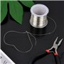 Volumoon Fil de Cuivre pour Bijoux, 100m 0.4mm Fil pour Bijoux Perles Fil d'Artisanat Résistant au Ternissement Bare Copper Fil 