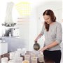 Granvoo Mèches de Bougie, 100 Pièces Mèches de Bougie Naturelles, Meche Bougie 20cm Coton Mèche, Coton Mèche de Bougie avec 3 Su