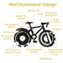 Litinliv Décapsuleur de Bière, Ouvre-Bouteille De Vélo, Kit reparation velo Multifonctions Outil, Outil Multifonction D'extérieu