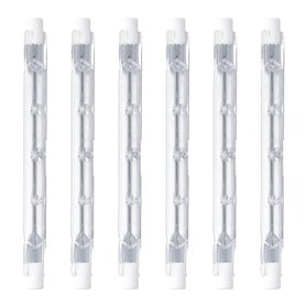 Litinliv 6 Pièces R7S Ampoule Halogène 118mm 200W 220V