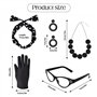 Lunettes Gants Bandeau Boucle d'Oreille Collier