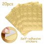 Dokeno 300 Pièces Autocollants de Sceau d'Enveloppe, Auto-Adhésives Autocollant Sceau en Coeur Forme, Autocollant de Sceau de Ci