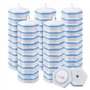 Focenat Lot de 50 Têtes de Rechange jetables pour Brosse de Toilette