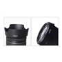 Pare-Soleil pour Appareils Photo | Compatible avec Canon EOS Rebel T8i T7i T6i T5i SL3 SL2 90D 80D 70D 77D avec Objectif Canon E