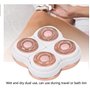 Rechange Tête de Rasoir pour Flawless Rasoir Électrique pour Jambes | Tête de Rechange 4 Lames pour Épilateur Finishing Touch Fl