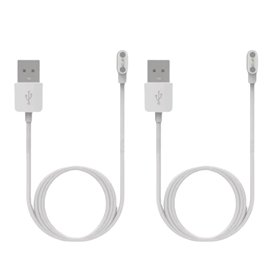 Panlouting 2 Pack | Remplacement Câble de Charge USB Magnétique Chargeur 60cm compatible avec Casque de Vélo Intelligent Smart4u