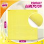 Buzz Lot de 15 chiffons en microfibre pour vitres et miroirs - Sans traces - Doux pour la surface - Lingettes de nettoyage réuti