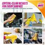 Buzz Lot de 15 chiffons en microfibre pour vitres et miroirs - Sans traces - Doux pour la surface - Lingettes de nettoyage réuti
