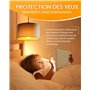 Aurahome Ampoule LED E27 2000K, Ambre Chaud Blocage de la Lumière Bleue Veilleuse LED 9W (60W Équivalent Lumière Chaude Doux pou