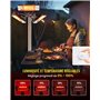 LumiGo Ampoule Chauffante Rubis 500w R7S, Lampe Chauffante Infrarouge 118mm Lampe Chauffante de Patio 240V pour Chauffage Heatma