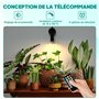 Lamptobe 5 W Applique Murale Interieur avec Interrupteur et Prise,Lot de 2 spots LED d'intérieur pour plantes et tableaux 3 000 