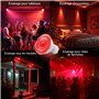 BrightWish Lot de 4 ampoules LED GU10 rouges 5 W non dimmable - Remplacement halogène GU10 pour éclairage décoratif et paysage