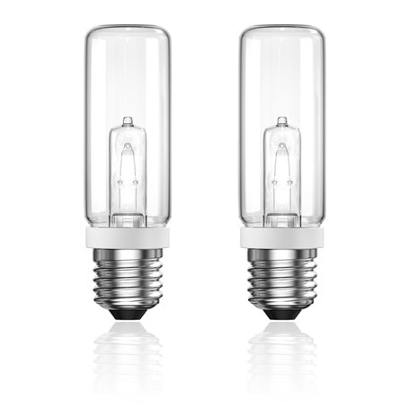 TobeBright Ampoule Halogène Tubulaire 100W E27 Blanc Chaud 2800K Dimmable 1291LM Ampoule Transparent Tube Halogene pour Studio