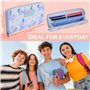 Disney Eeyore Portefeuille Femme Ado Porte Monnaie Winnie l'ourson Bourse avec Fermeture Éclair Fentes pour Cartes Cadeau Origin