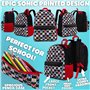 SONIC THE HEDGEHOG Sac à Dos Enfant Ensemble 4 Pièces avec Gourde Enfant 400ml Trousse et Sac Repas Isotherme École Shadow