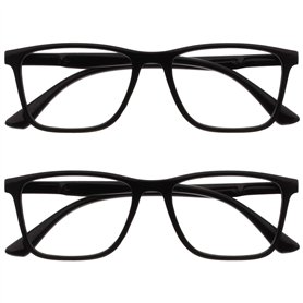 OPULIZE NYX Lunette anti lumiere bleue femme & homme - Lunette Loupe Ecran/Gaming - Lot de 2 - Anti-éblouissement