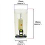 Spares2go Poubelle d'aspirateur Compatible avec Hoover H-Free 500 Cyclonic Balai à poussière 48029721