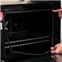 SPARES2GO Joint de porte principal en caoutchouc avec clips de fixation d'angle pour four Whirlpool ACMK ACMT AXMT (445 mm x 350