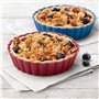 SUNSK Moules à Tarte Plat en Silicone Rond Antiadhésifs Mini Moule à Gâteaux Moule à Pâtisserie pour Tartelettes Quiche Gelée 6 