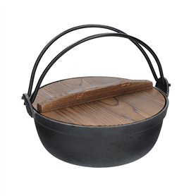 KitchenCraft World of Flavours - Marmite Japonaise avec Couvercle en Bois