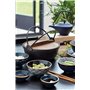 KitchenCraft World of Flavours - Marmite Japonaise avec Couvercle en Bois, Fonte, Noir, 1,5 L