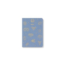 Letts Zodiac Carnet d'adresses Bleu ciel Format A6