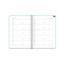 Letts Carnet d'adresses Pastel A6 Bleu canard