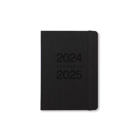 Letts of London Memo Agenda scolaire 2024/2025 avec rendez-vous Noir Format A6
