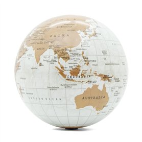 Globe rotatif – Carte du monde rotative – Globe terrestre rotatif – Accessoires de bureau cool