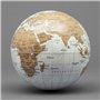 Globe rotatif – Carte du monde rotative – Globe terrestre rotatif – Accessoires de bureau cool