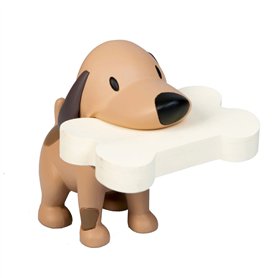 Porte-notes autocollantes Puppy Notes | Distributeur de bloc-notes fantaisie pour chien | Bloc-notes mémo amusant | Organisateur