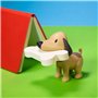 Porte-notes autocollantes Puppy Notes | Distributeur de bloc-notes fantaisie pour chien | Bloc-notes mémo amusant | Organisateur