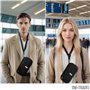OW-Travel Porte Passeport Voyage (Noir) Pochette Voyage Documents avec Protection RFID. Portefeuilles Passeport Spacieux Familia
