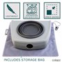 Colapz Lot de 2 Gamelles pour Chien Pliables Portables avec Support – Surélevées Gris