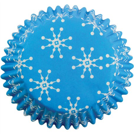 PME - Caissettes à Cupcakes en Papier à Flocons de Neige