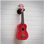 TIGER GST84-2-BK Support mural pour Ukulele - Support pour Uke, Banjo et Mandoline - Pack de 2
