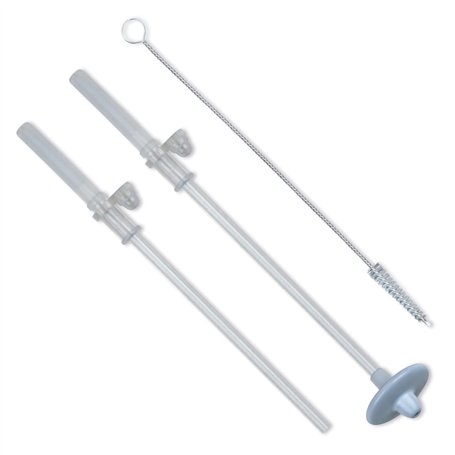 Ensemble de pailles lestées et brosse pour grande tasse Tippy Up