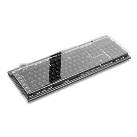 Decksaver Couverture pour la Série de Corsair K100 RGB - Housse de Protection Fumée/Claire