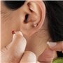 Kurtzy 20 Paires Boucle d’Oreille Clou Rond en Zirconium avec Boîte - 4 mm - 9 Couleurs de Pierres Naissance, Acier Inoxydable a