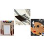 EXERZ Ensemble De Couteaux À Palette, 5 Pièces, Acier Inoxydable. Spatule, Grattoir. Fourniture D’art, Accessoires Pour Peinture