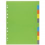 eco-eco A4 50% Recyclé Set 10 Diviseurs de Fichiers d'Index