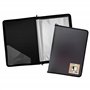 eco-eco Lot de 2 porte-documents A4 50% recyclés avec 30 pochettes en plastique Noir