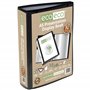 eco-eco Eco064x2 Lot de 2 porte-vues avec pochettes en plastique Noir Format A5 50% recyclé 80 pochettes
