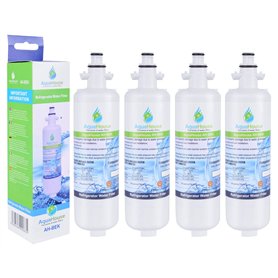4x AquaHouse AH-BEK Réfrigérateur Filtre à eau pour Beko 4874960100