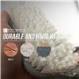 Lot de 3 brosses à récurer en plastique avec poignée facile à prendre en main - Pour nettoyer et frotter le sol de la cuisine, d