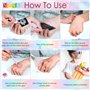 Kit de Tatouage Pailleté pour Enfants – Tatouages Temporaires et Résistants à l'Eau | Sûr et Non Toxique | Idéal pour Fêtes et A