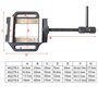 KATSU Étau pour Perceuse à Colonne 6" 150mm Précision professionnelle Type Allemand Pilier Banc Perceuse Étau pour Atelier Frais